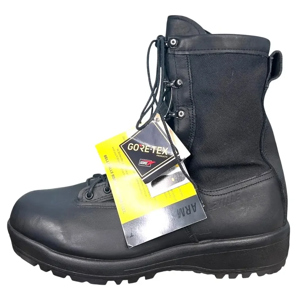 NWT Belleville 700V Wide Black Goretex Waterproof Combat Boots Size 13.5 W